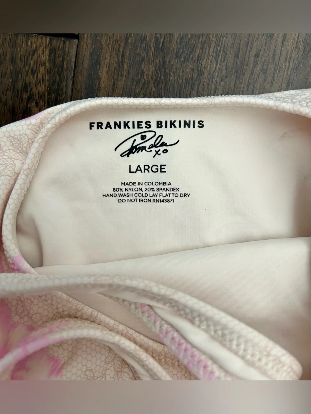 Frankies Bikinis x Pamela Anderson Floral One Piece Swimsuit Large